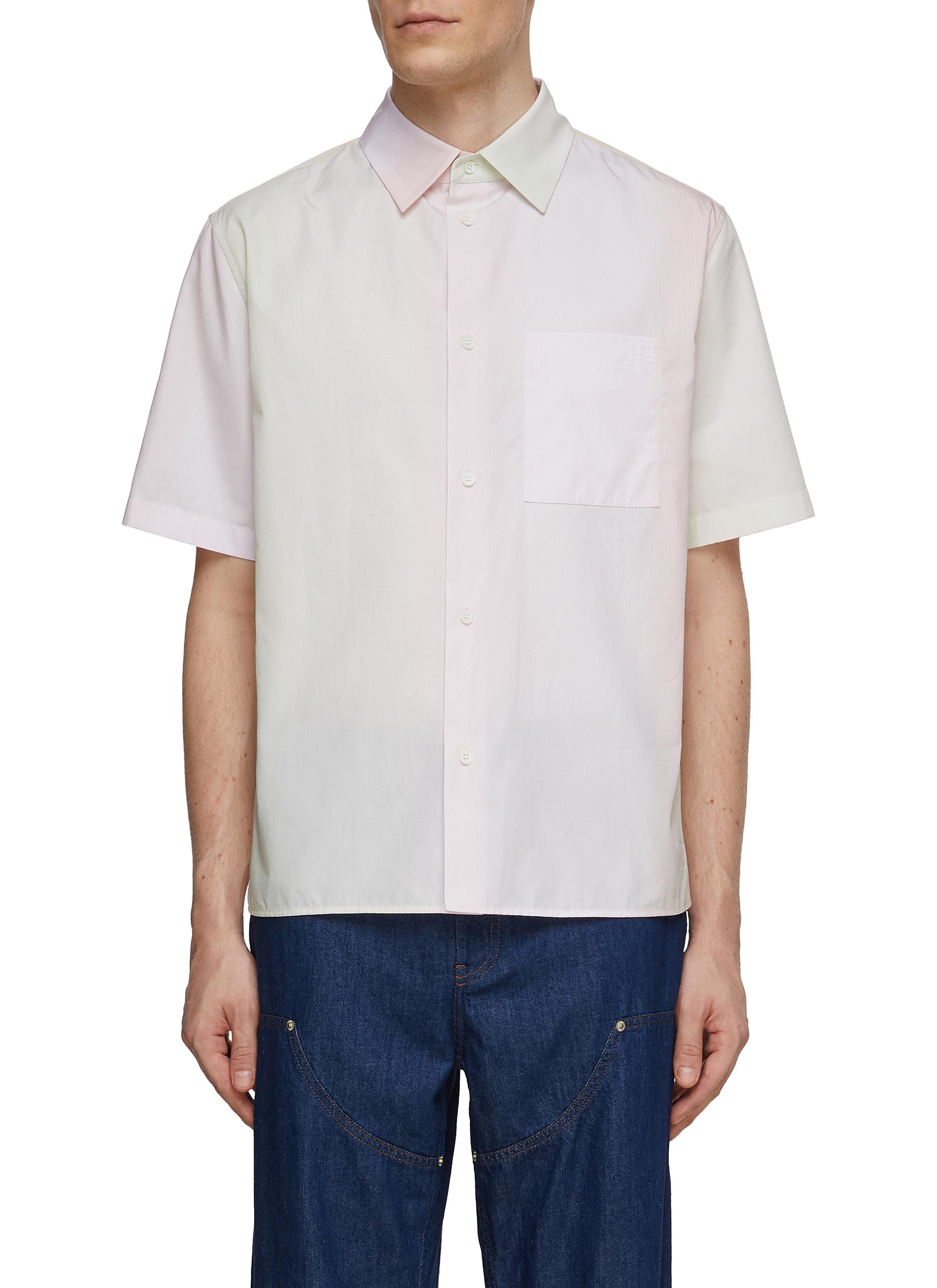 Bicoloured Cotton Shirt