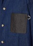  - LOEWE - Leather Pocket Denim Jacket