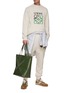 Figure View - Click To Enlarge - LOEWE - Embroidered Anagram Logo Sweatshirt
