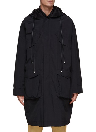 Main View - Click To Enlarge - LOEWE - Double Layer Hooded Parka