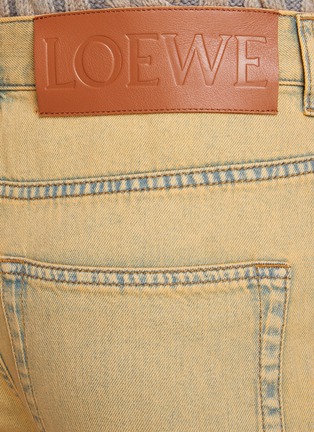  - LOEWE - Contrast Raw Edge Hem Jeans