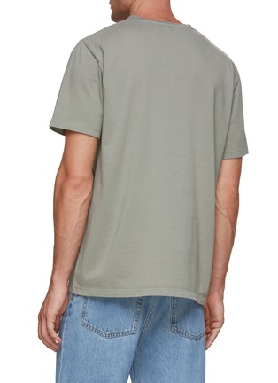 Back View - Click To Enlarge - LOEWE - Embroidered Anagram Logo T-Shirt