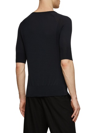 Back View - Click To Enlarge - LOEWE - Anagram Embroidered Knit Top