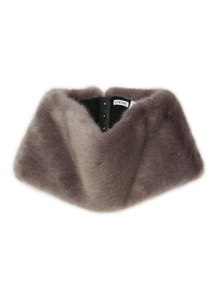 Main View - Click To Enlarge - LOEWE - Faux Fur Collar