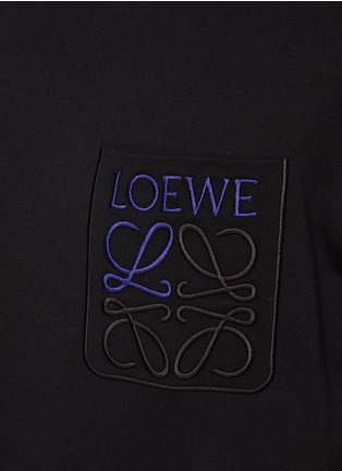  - LOEWE - Embroidered Anagram Pocket T-Shirt