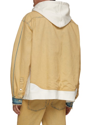 Back View - Click To Enlarge - LOEWE - Trompe L'oeil Contrast Denim Jacket