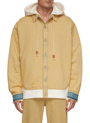 Main View - Click To Enlarge - LOEWE - Trompe L'oeil Contrast Denim Jacket