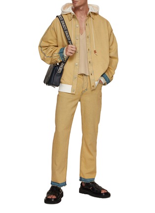 Figure View - Click To Enlarge - LOEWE - Trompe L'oeil Contrast Denim Jacket