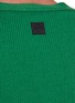  - LOEWE - Leather Logo Patch Wool Knit Cardigan