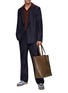 Figure View - Click To Enlarge - LOEWE - Contrast Knit Cardigan