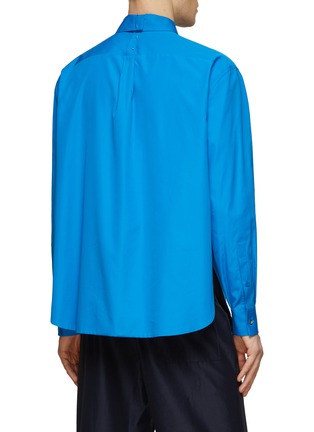Back View - Click To Enlarge - LOEWE - Concealed Placket Cotton Shirt