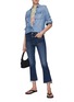 Figure View - Click To Enlarge - MOTHER - The Insider Crop Bootcut Jeans