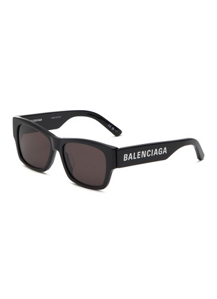Main View - Click To Enlarge - BALENCIAGA - Logo Acetate Sunglasses