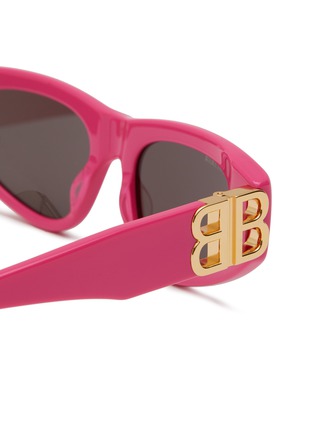 Detail View - Click To Enlarge - BALENCIAGA - BB Logo Acetate Sunglasses