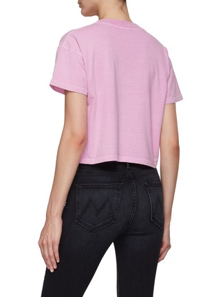 Back View - Click To Enlarge - MOTHER - The Grab Bag Cropped T-Shirt