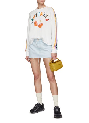 Figure View - Click To Enlarge - MOTHER - The Fun Dip Micro Denim Skirt