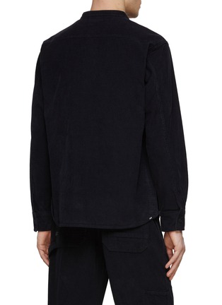 Back View - Click To Enlarge - DENHAM - Corduroy Banded Collar Overshirt