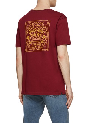Back View - Click To Enlarge - DENHAM - Chinese Paper Cut Printed Back T-Shirt