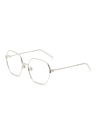 Main View - Click To Enlarge - GUCCI - Metal Hexagonal Optical Glasses