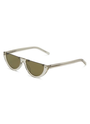 Main View - Click To Enlarge - SAINT LAURENT - Half Frame Acetate Sunglasses