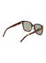 Figure View - Click To Enlarge - SAINT LAURENT - Logo Tortoiseshell Effect Acetate Sunglasses