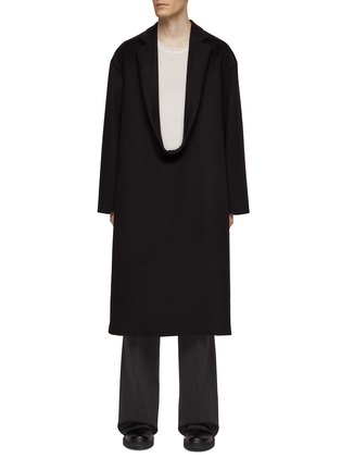 Main View - Click To Enlarge - LOEWE - Long Drape Collar Coat