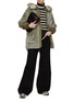 Figure View - Click To Enlarge - MARFA STANCE - Hooded Reversible Shearling Coat