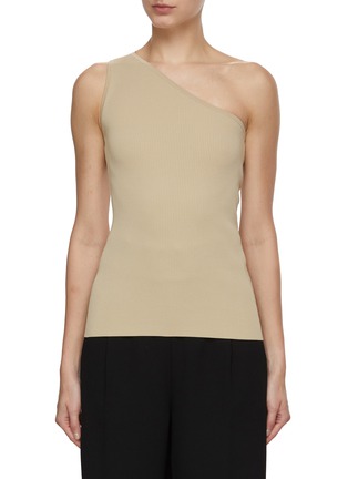 Main View - Click To Enlarge - TOTEME - Ribbed One Shoulder Top