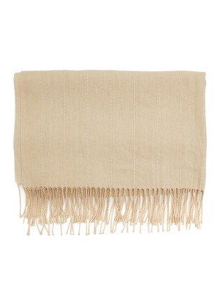 Detail View - Click To Enlarge - TOTEME - Striped Linen Sarong