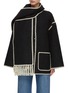 Main View - Click To Enlarge - TOTEME - Embroidered Wool Blend Scarf Neck Jacket