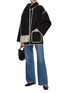 Figure View - Click To Enlarge - TOTEME - Embroidered Wool Blend Scarf Neck Jacket