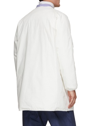 Back View - Click To Enlarge - NANAMICA - Kodenshi Reversible Collarless Down Coat