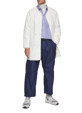 Figure View - Click To Enlarge - NANAMICA - Kodenshi Reversible Collarless Down Coat