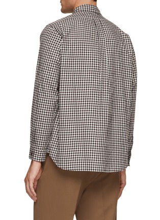 Back View - Click To Enlarge - NANAMICA - Gingham Wind Shirt