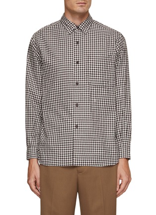 Main View - Click To Enlarge - NANAMICA - Gingham Wind Shirt