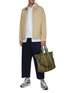 Figure View - Click To Enlarge - NANAMICA - Striped Relax Fit Wind Shirt