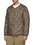 Detail View - Click To Enlarge - NANAMICA - Kodenshi Reversible Collarless Down Coat