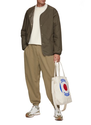 Figure View - Click To Enlarge - NANAMICA - Kodenshi Reversible Collarless Down Coat