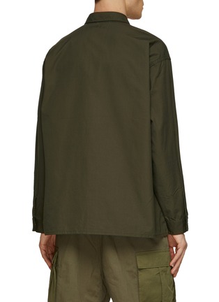 Back View - Click To Enlarge - NANAMICA - Lightweight Chest Pocket Shirt