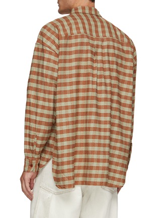 Back View - Click To Enlarge - NANAMICA - Palaka Check Relaxed Fit Shirt