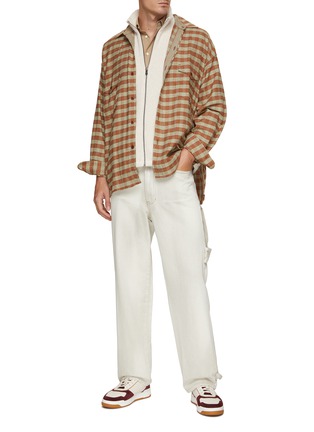 Figure View - Click To Enlarge - NANAMICA - Palaka Check Relaxed Fit Shirt
