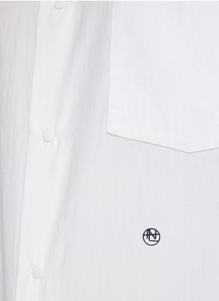  - NANAMICA - Band Collar Wind Shirt