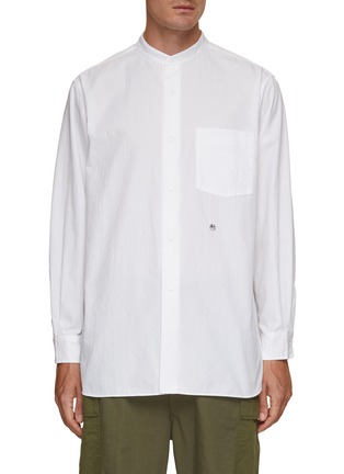 Main View - Click To Enlarge - NANAMICA - Band Collar Wind Shirt