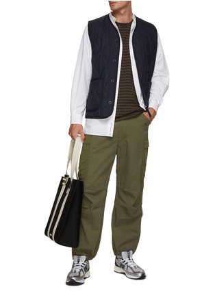 Figure View - Click To Enlarge - NANAMICA - Band Collar Wind Shirt