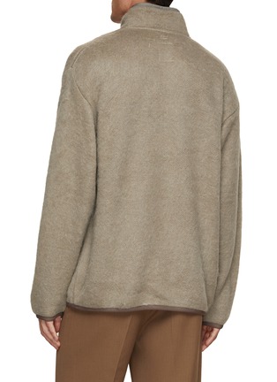Back View - Click To Enlarge - NANAMICA - Wool Henley Sweater