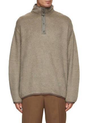 Main View - Click To Enlarge - NANAMICA - Wool Henley Sweater