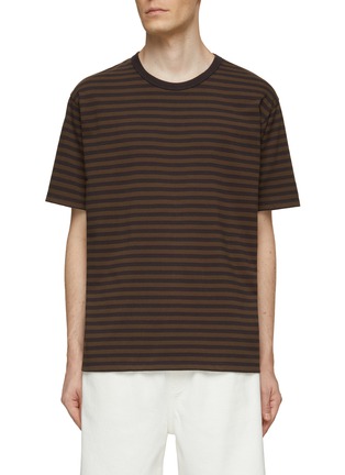 Main View - Click To Enlarge - NANAMICA - Coolmax Striped Short Sleeve T-Shirt