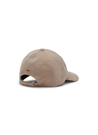 Figure View - Click To Enlarge - BRUNELLO CUCINELLI - Logo Embroidered Cotton Baseball Cap