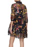 Back View - Click To Enlarge - STUDIO 133 BIYAN - Patchwork Embroidery Silk Mini Dress