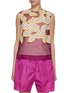 Main View - Click To Enlarge - STUDIO 133 BIYAN - Patchwork Appliqué Sleeveless Blouse
